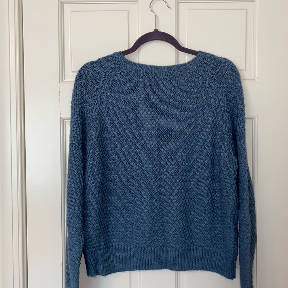 Cozy blue sweater